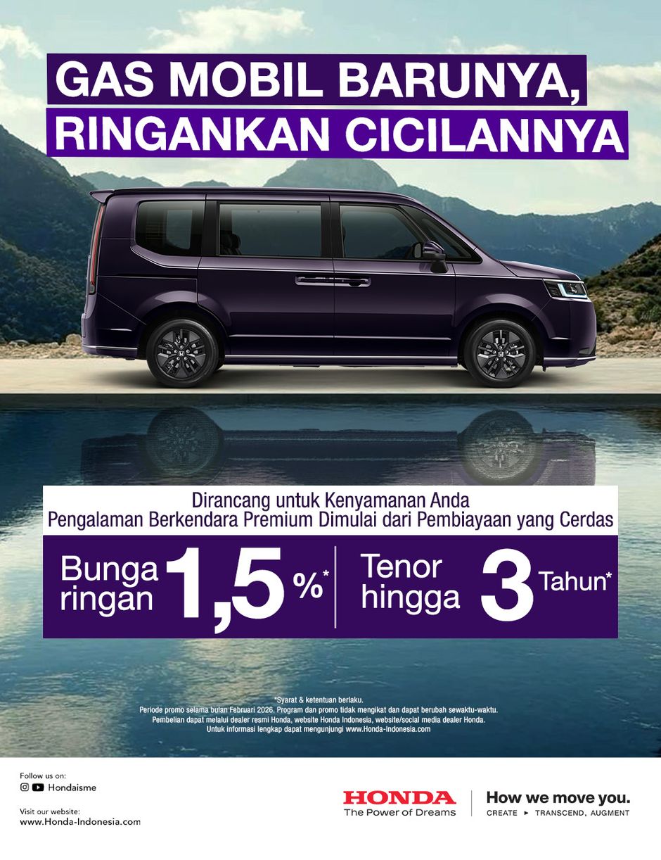 Saatnya Punya Honda Baru. Cicilan Lebih Ringan, Waktunya Sekarang.